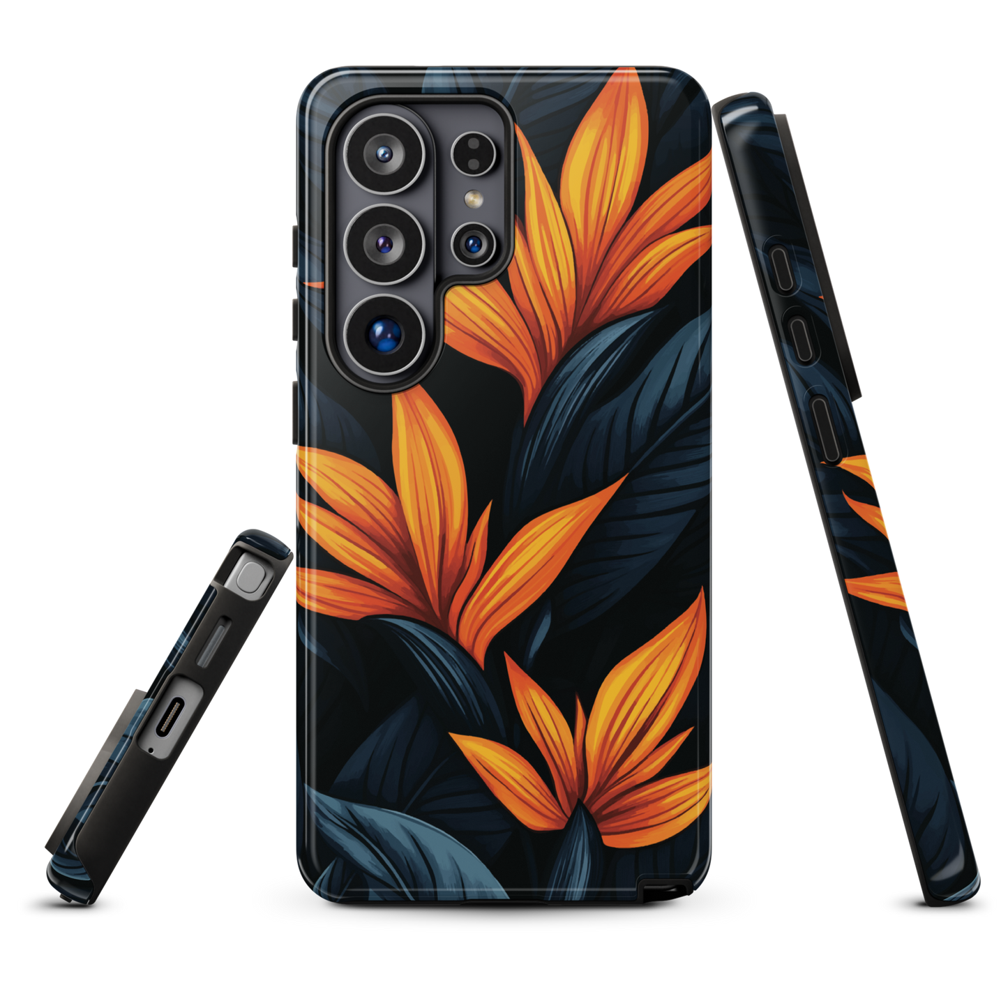 'Bird of Paradise' Samsung Galaxy S26 Ultra tough phone case - protective glossy case NZ Australia