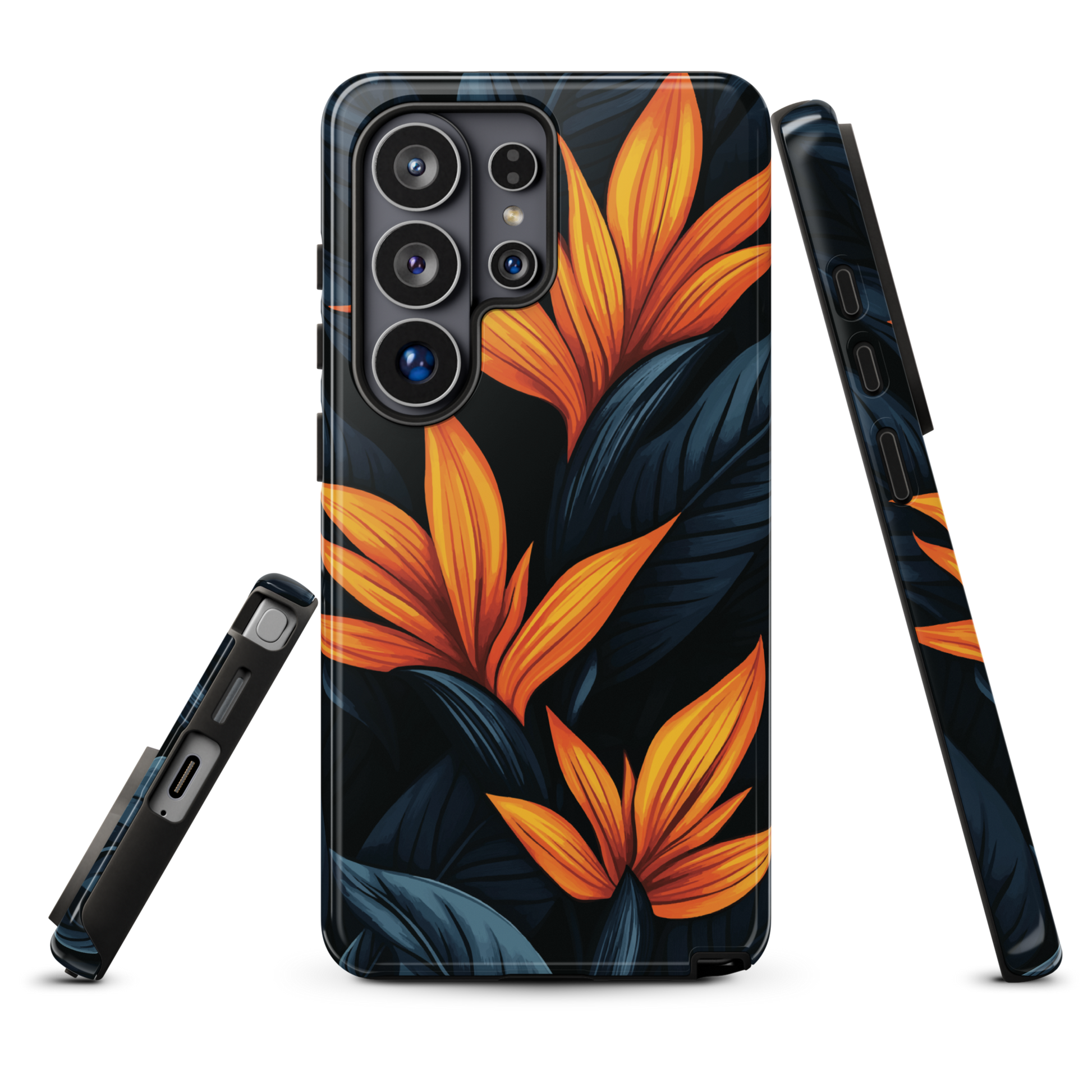 'Bird of Paradise' Samsung Galaxy S26 Ultra tough phone case - protective glossy case NZ Australia