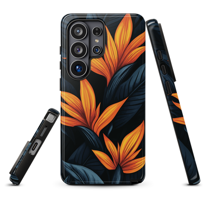 'Bird of Paradise' Samsung Galaxy S26 Ultra tough phone case - protective glossy case NZ Australia