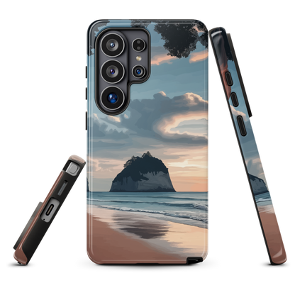 'Cathedral Cove' Samsung Galaxy S26 Ultra tough phone case - protective glossy case NZ Australia