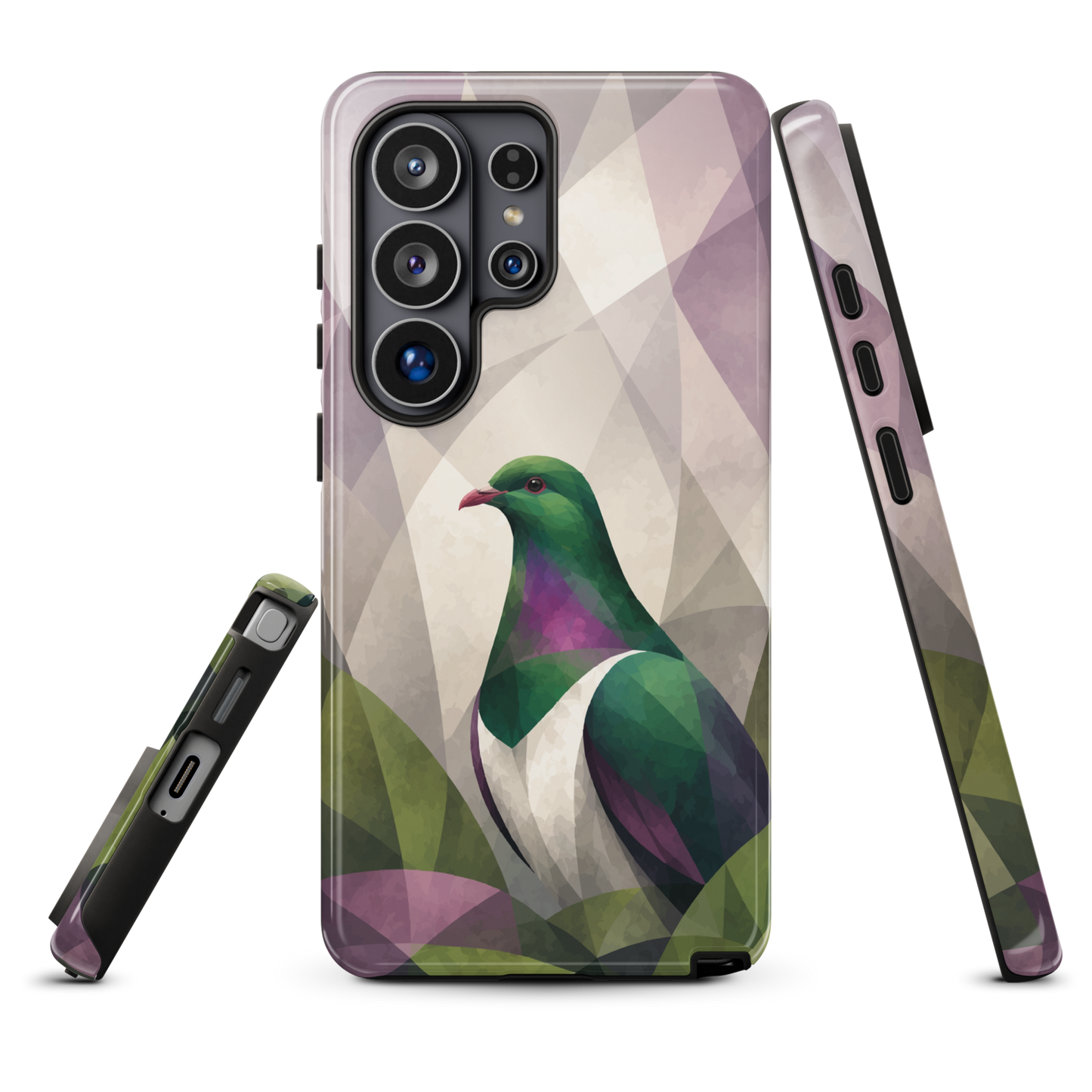 'Kererū' Samsung Galaxy S26 Ultra tough case - protective glossy case NZ Australia