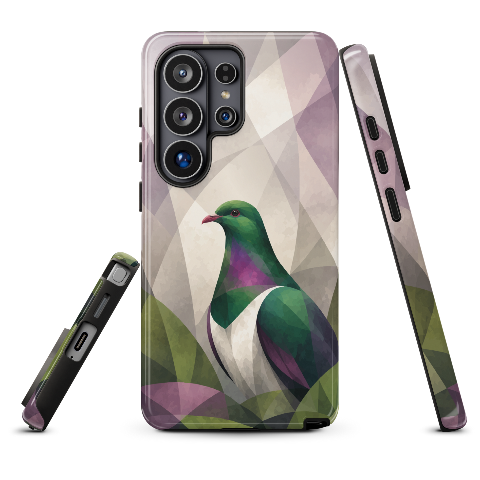 'Kererū' Samsung Galaxy S26 Ultra tough case - protective glossy case NZ Australia