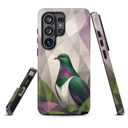 'Kererū' Samsung Galaxy S26 Ultra tough case - protective glossy case NZ Australia