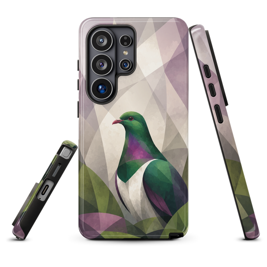 'Kererū' Samsung Galaxy S26 Ultra tough case - protective glossy case NZ Australia