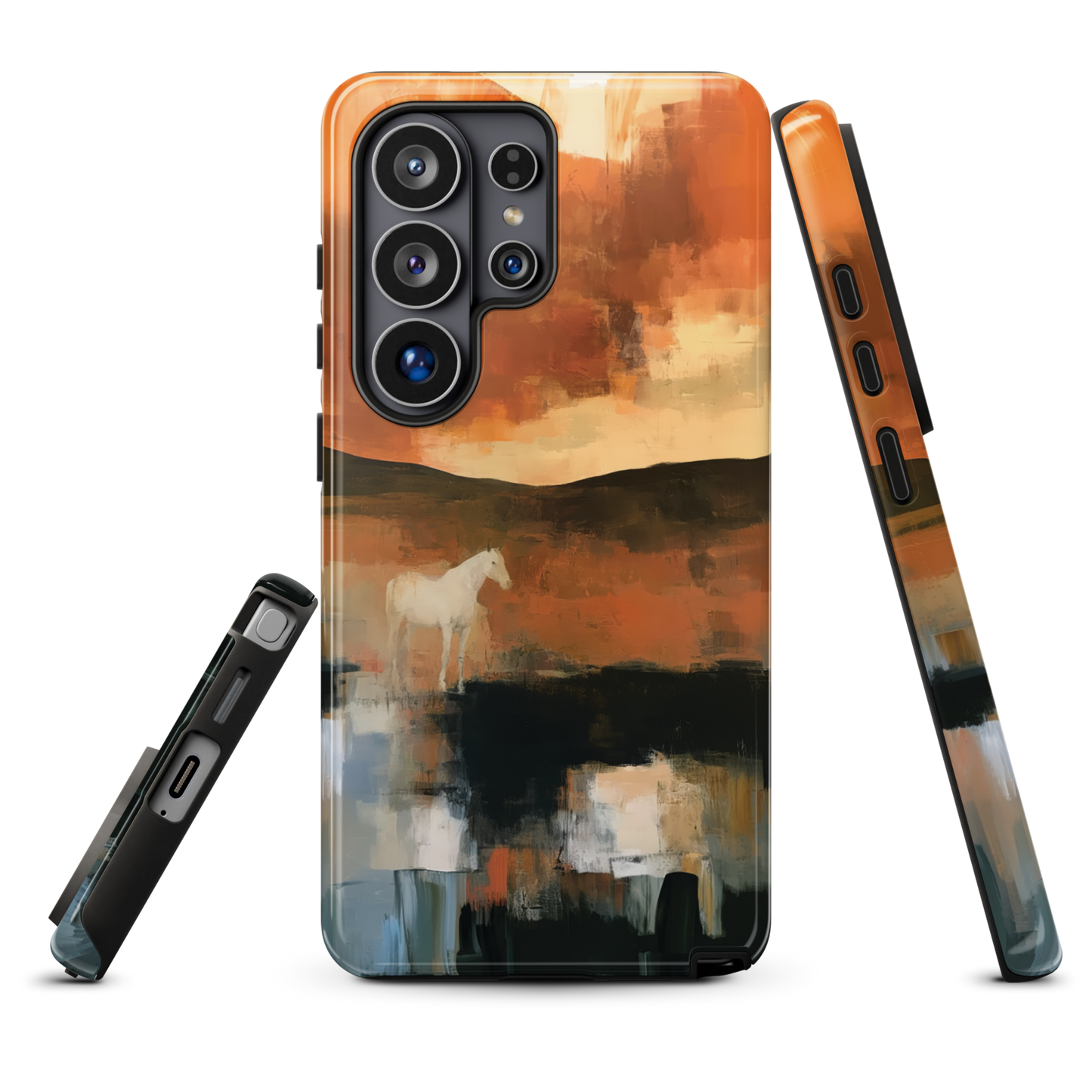 'Ember Fields' Samsung Galaxy S26 Ultra tough phone case - protective glossy case NZ Australia