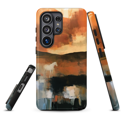 'Ember Fields' Samsung Galaxy S26 Ultra tough phone case - protective glossy case NZ Australia