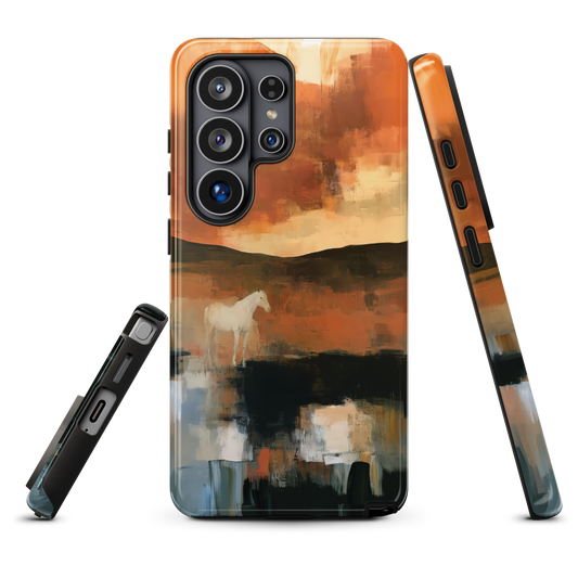 'Ember Fields' Samsung Galaxy S26 Ultra tough phone case - protective glossy case NZ Australia