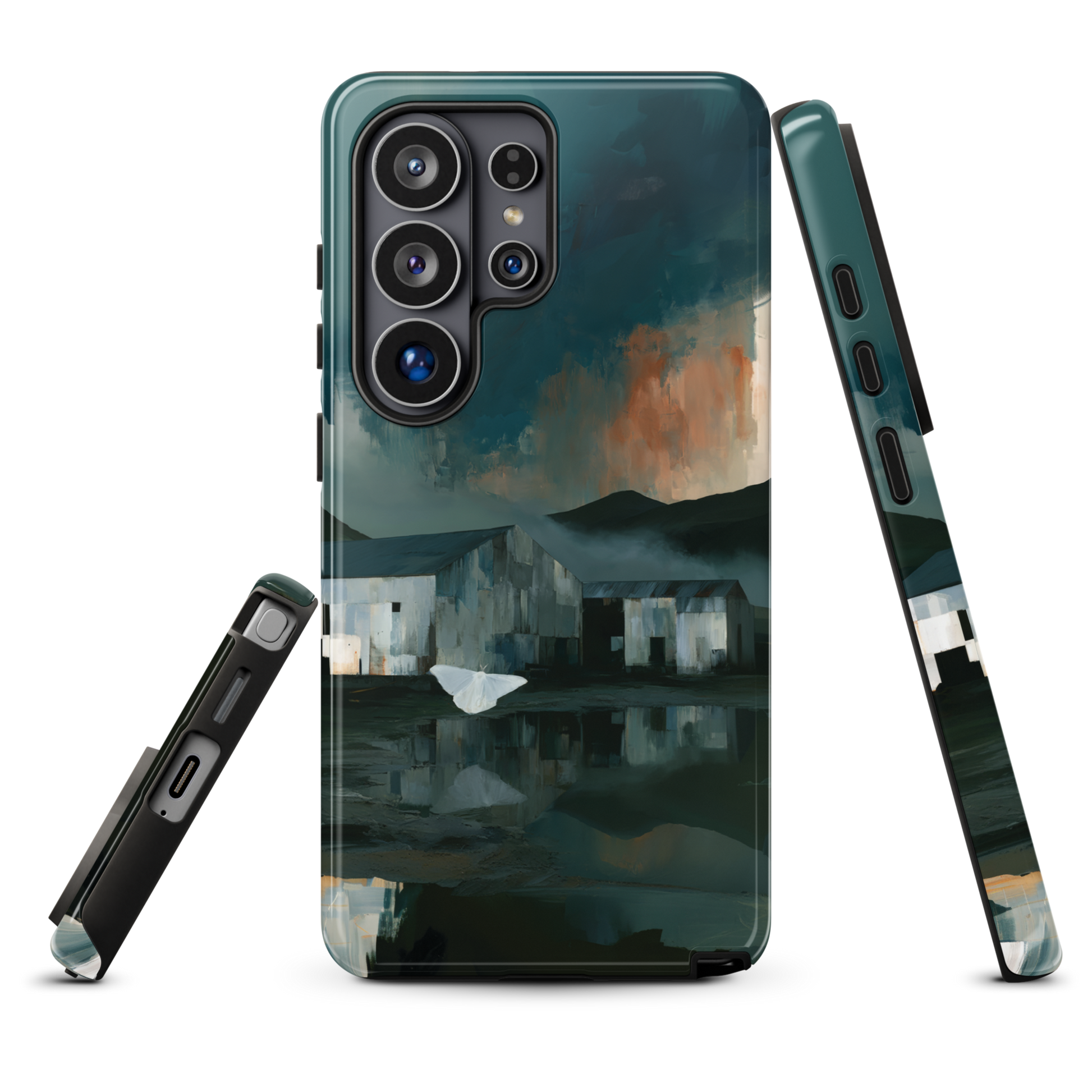 'Evening Flight' Samsung Galaxy S26 Ultra tough phone case - protective glossy case NZ Australia