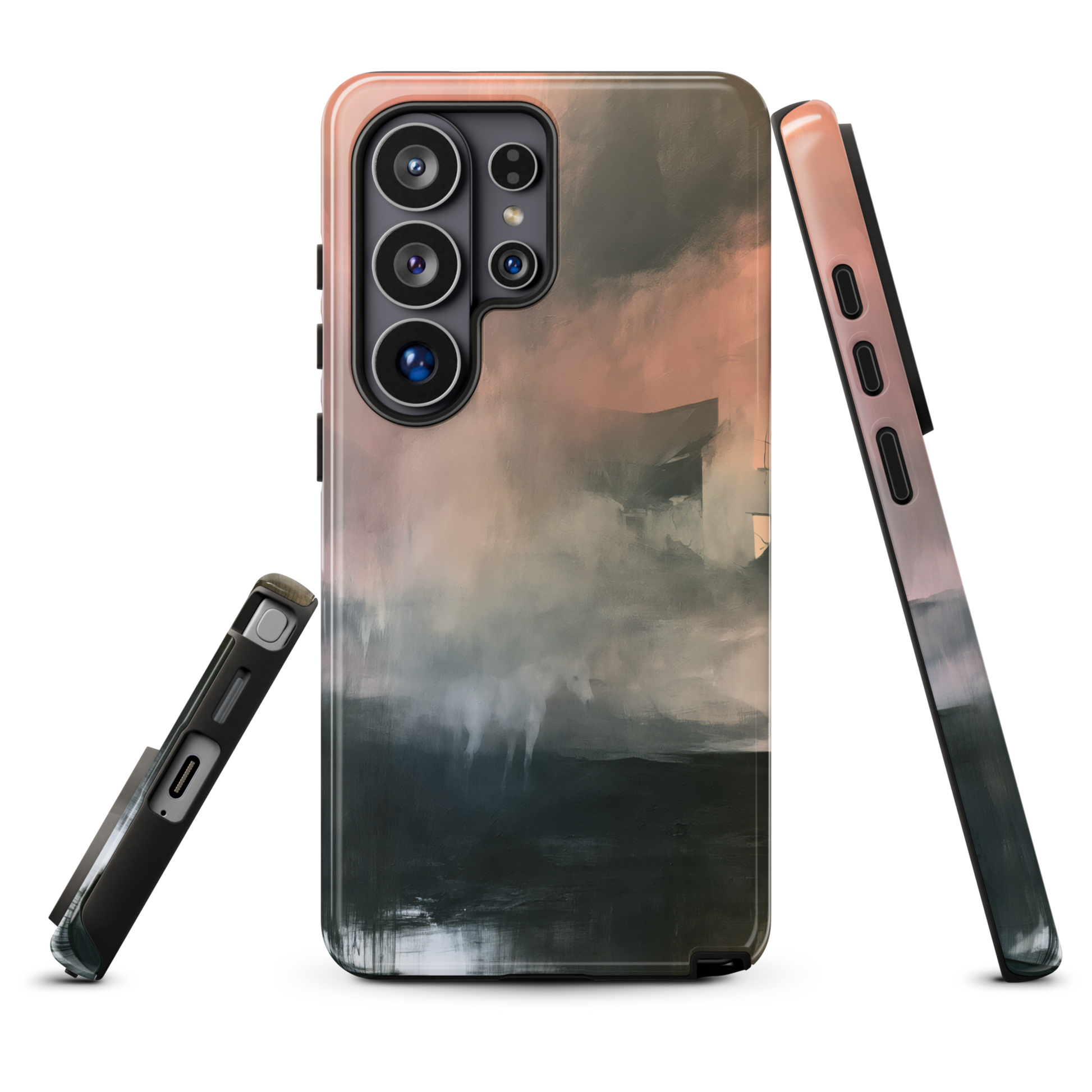 'Glass' Samsung Galaxy S26 Ultra tough phone case - protective glossy case NZ Australia